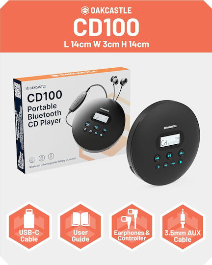 Majority Φορητό Ηχοσύστημα με Bluetooth Μαύρο