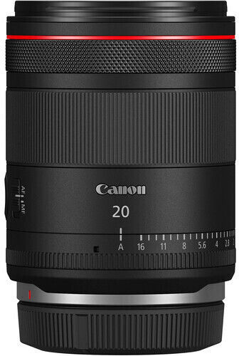 Canon Voller Rahmen Kameraobjektiv RF 20mm f/1.4 L VCM Festbrennweite für Canon RF Mount Black