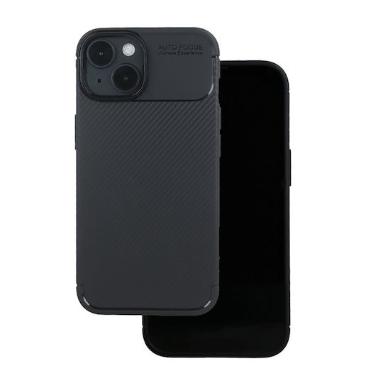 TelForceOne Carbon Black Back Cover Silicon Negru (Galaxy A56)