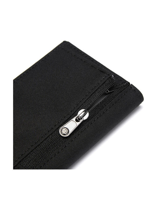 Trifold Wallet Ανδρικό Πορτοφόλι Μαύρο