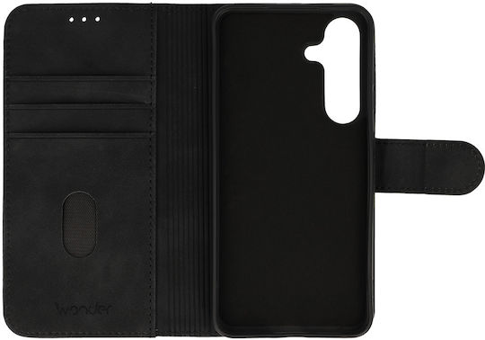 Wonder Wallet Δερματίνης / Σιλικόνης Μαύρο (Xiaomi 14 ProRealme 14 Pro)