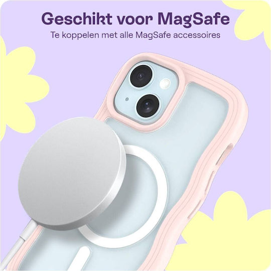 HappyCase Back Cover Plastic / Silicon cu Curea Transparent (iPhone 15Xiaomi 15 ProRealme 14 Pro)