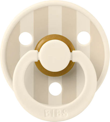 Bibs Πιπίλες Σιλικόνης Colour Pin Vanilla για 6+ μηνών 2τμχ