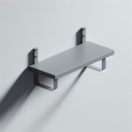 Ράφι Pal Gray 80x20x1.8εκ.