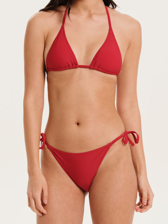 Bikini Triunghi Roșu