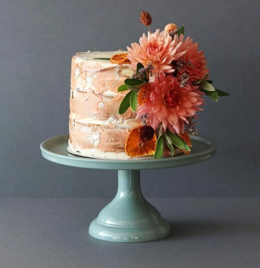 Green Kuchenständer Kunststoff mit Fuß Grün