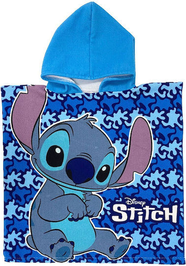 Disney Lilo Stitch Kids Beach Poncho Blue