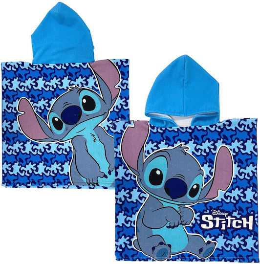 Disney Lilo Stitch Kids Beach Poncho Blue