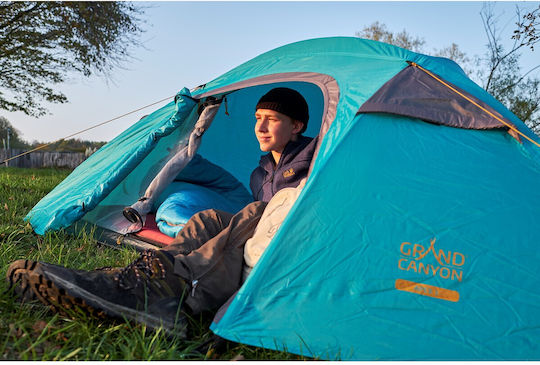 Grand Canyon Hattan Self-Inflating Single Camping Sleeping Mat 198x63cm Thickness 5cm in Red color