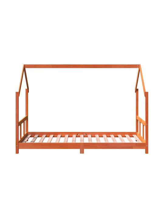 Pat pentru Copii Single Maro pentru Saltea 90x190cm