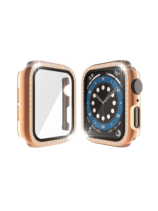 Пластмасов Калъф в Розово злато цвят за Apple Watch Series 3, 2, 1 38мм