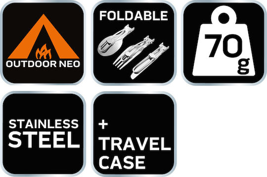 Neo Tools Besteck für Camping