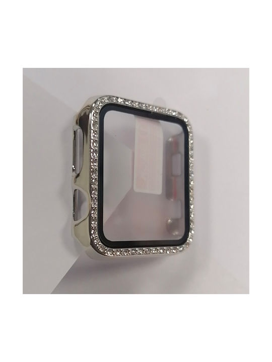 Пластмасов Калъф в Сребрист цвят за Apple Watch Series 6, SE, 5, 4 44мм