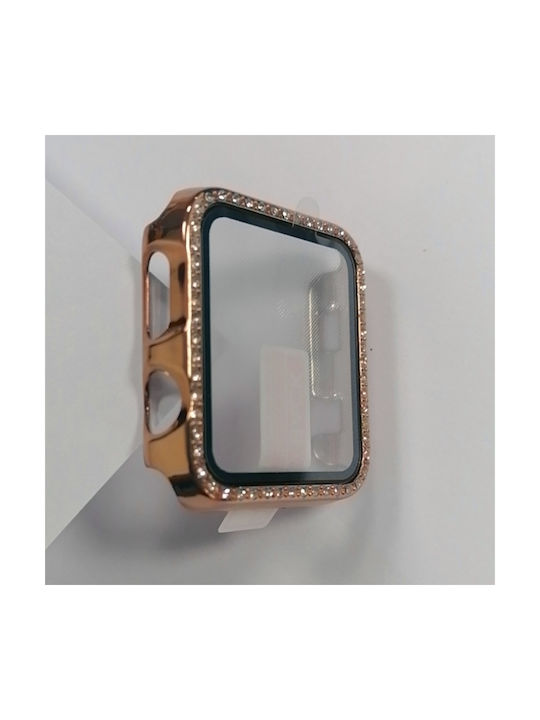Carcasă de Plastic în culoarea Auriu pentru Apple Watch Seria 3, 2, 1 38mm