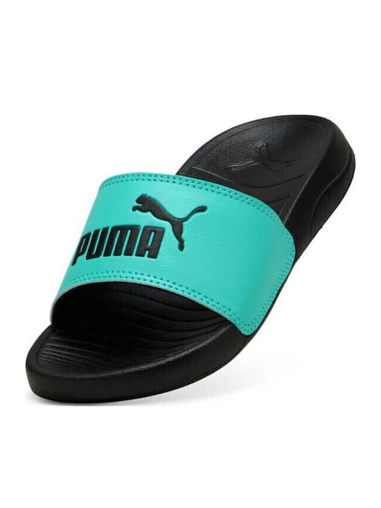 Kids' Slides Black Popcat 20 Ps