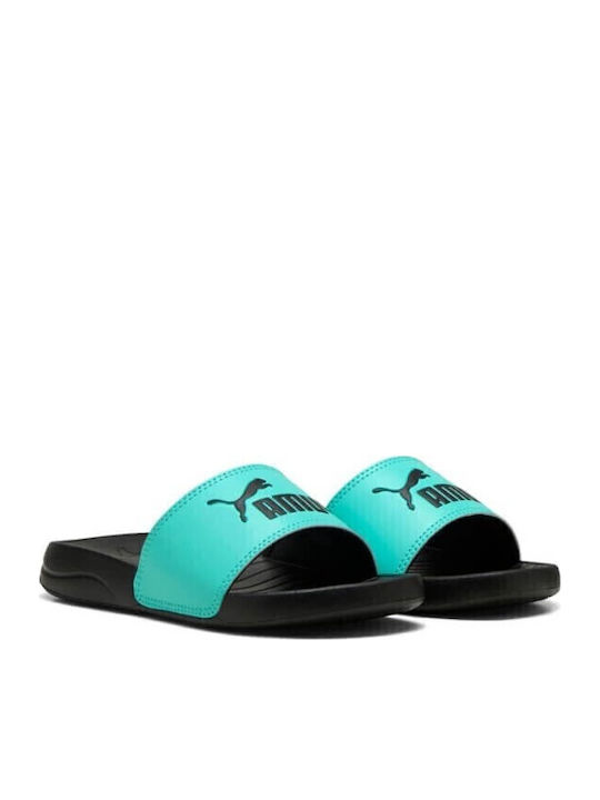 Kids' Slides Black Popcat 20 Ps