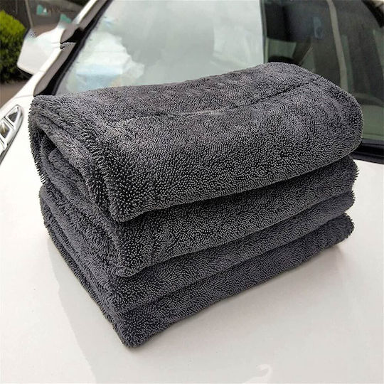 ColorWay Πετσέτα Microfiber Προσώπου Διπλής Όψεως Γκρι 50x60εκ.