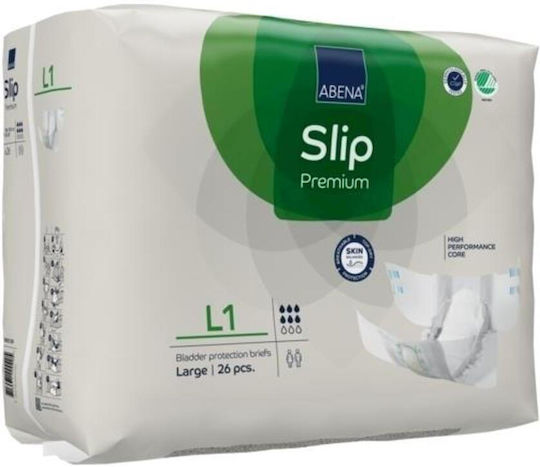 Abena Slip Premium Πάνες Ακράτειας L1 Large 26τμχ