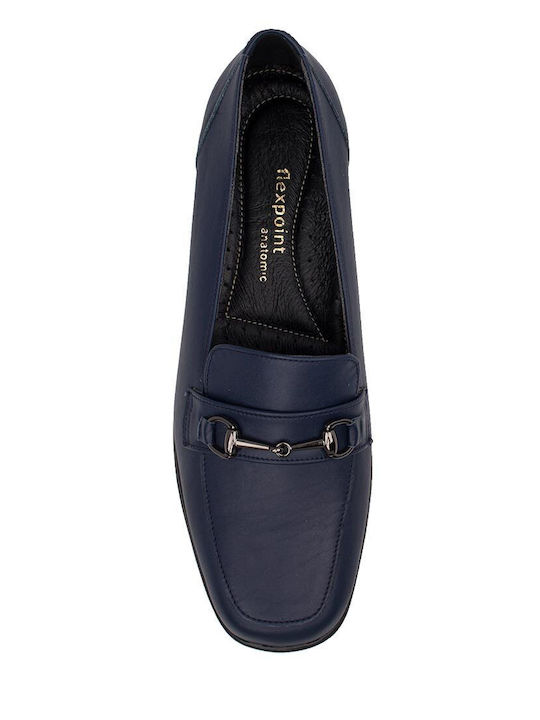 Anatomic Leather Blue Low Heels