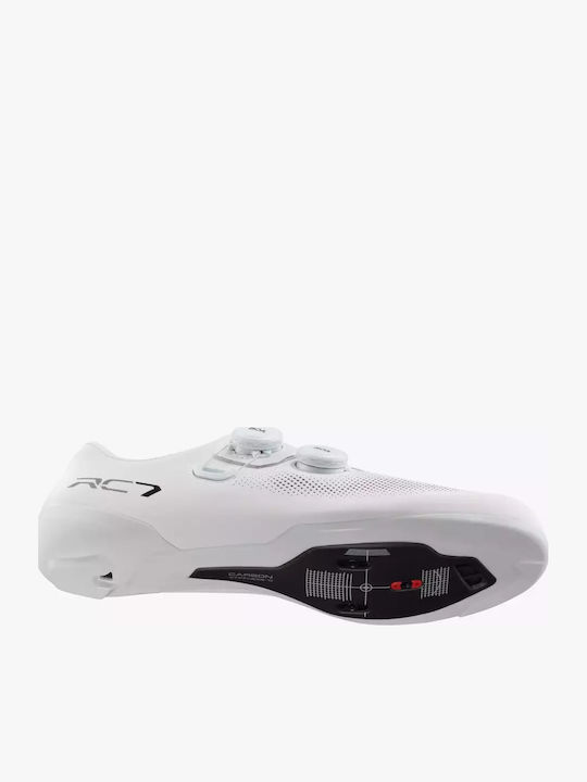 Shimano SH-RC703 Unisex Low Road Cycling Shoes White