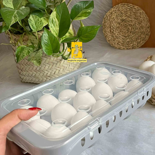Fridge Egg Holder For 15 Eggs 28x17x7cm