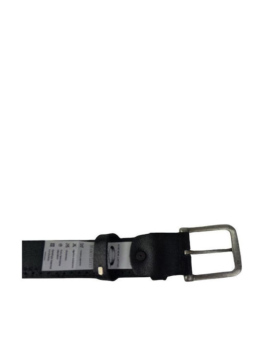 Herren Gürtel Leder Schwarz