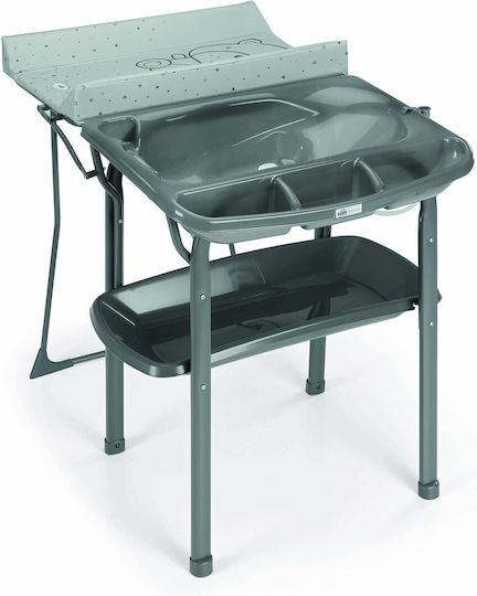 Cam Baby Bath-Changing Table Aqua Spa Teddy Grey