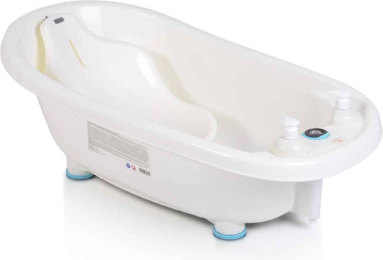 Cangaroo Baby Bath with Stand Bubble with Thermometer Pink