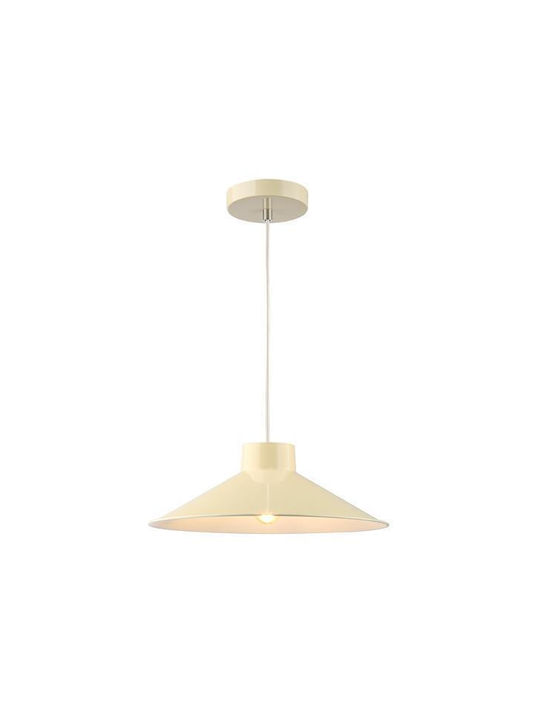 Eurolamp Neli Ceiling Light Beige Bell with E27 Socket 36x115x115cm