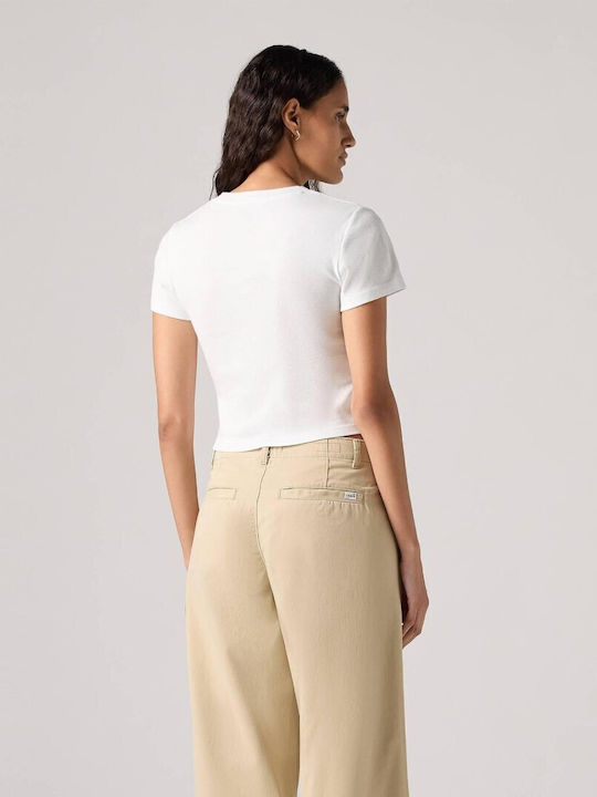 Levi's Essential Sporty T-Shirt Weiß Levi's Essential Sporty T-Shirt Weiß