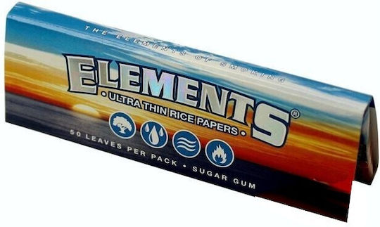 Elements Листчета за свиване на цигари Extra Slim 50 листове 1бр