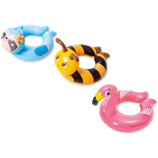Intex Animal Kids' Swim Ring for 4-6 Years Old Yellow Little Bee