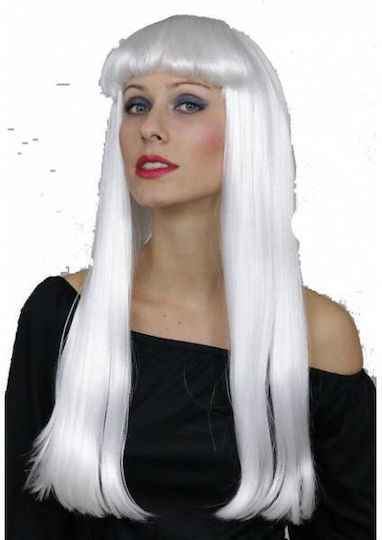 Karnevalsperücke Artemis Weiß 01030 Weiß