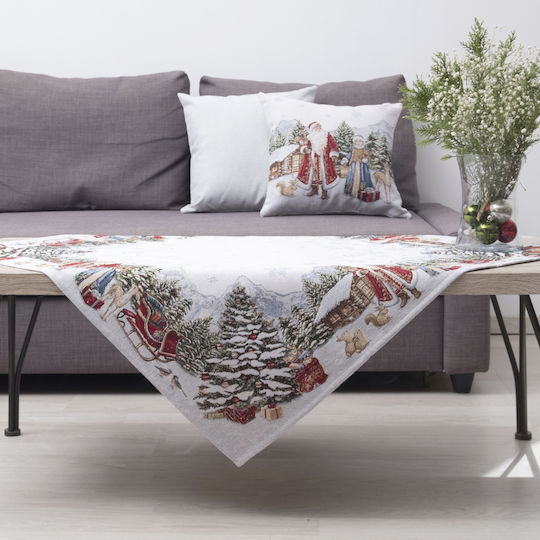 Dimeco Husă Decorativă de Crăciun pentru Pernă Pătrată 45x45buc