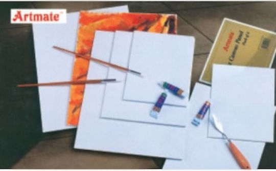 Artmate Carton Canvas Alb Pătrat 10x10cm. 280gr/m² 1buc