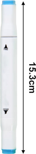Tpster Drawing Markers Thick Thin Set 12pcs
