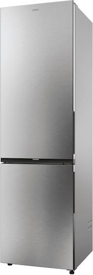 Candy Ψυγειοκαταψύκτης 409lt NoFrost Υ205xΠ59.5xΒ66.7εκ. Inox ECN2CQTEX206