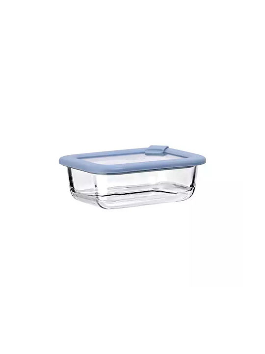 Estia Microwave Glass Lunch Box Colorseal Blue 640ml