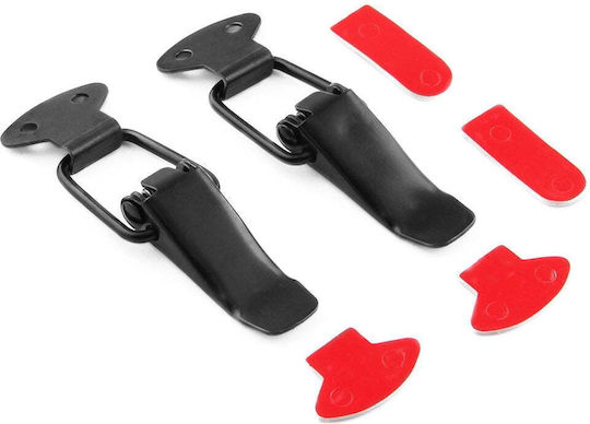 Hood Clip Set 57 Mm Black Color
