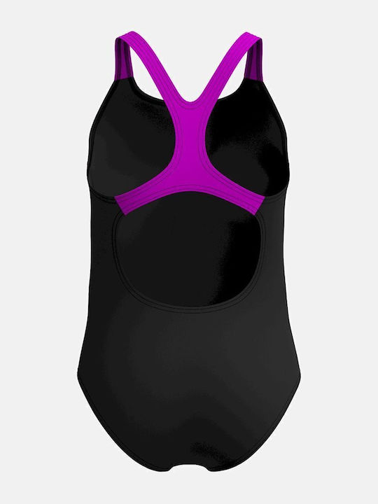 Speedo Medley Logo Medalist Kids Swimwear One-Piece Black