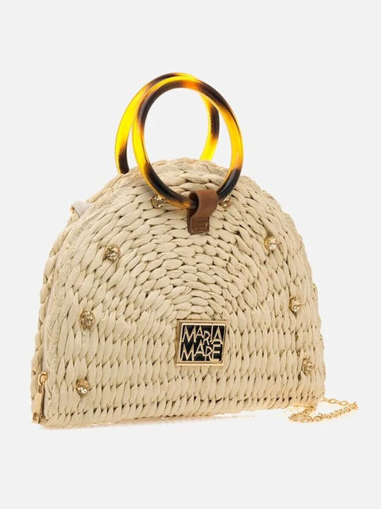 Damentasche Schultertasche Beige