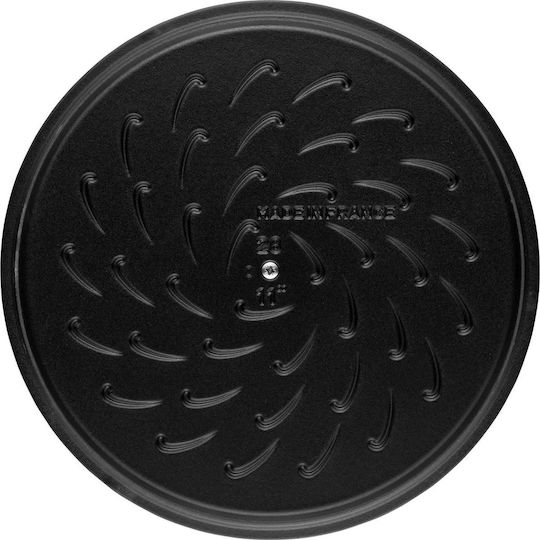 Sautieren Mit Deckel aus Gusseisen 28cm