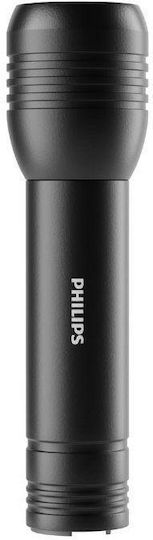 Philips Lumină de lucru și de sit, cu baterie Lanternă LED IPX4 cu Luminozitate Maximă 400lm Negru