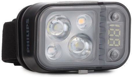 Philips Lumină de lucru și de sit, cu baterie Lanternă Frontală LED IPX4 cu Luminozitate Maximă 150lm Negru