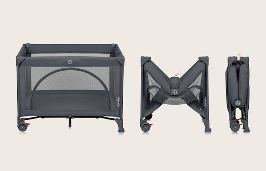 Lionelo Laura Playpen 2 Levels with Mattress Black 300x72cm