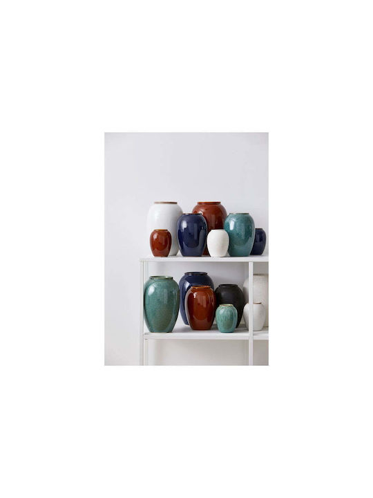 Oz Decorative Vase Blue 13x13x20cm
