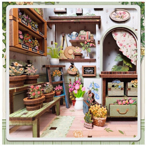 Cutebee Holz-Bauspielzeug Bookstore
