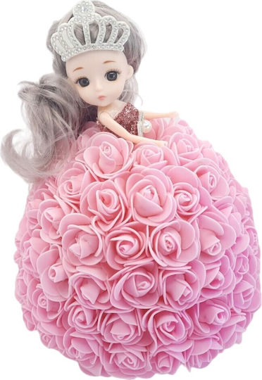 Flower Doll Pink Foam Roses Gift