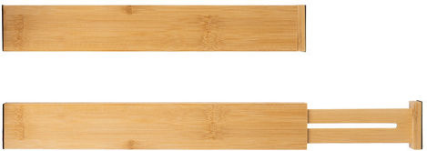 Ruhhy Compartimente de Sertar Din Lemn 56x6x1.5cm 4 Buc Bej