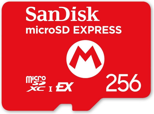 Sandisk Nintendo Switch 2 Mario Logo microSDXC 256GB